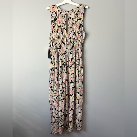 BLACK TAPE Trendy Plus Size Elasticized-Waist Jumpsuit Size 1X - Picture 9 of 10